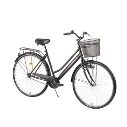Жіночий міський велосипед DHS Citadinne 2812 28' - model 2021 - чорний