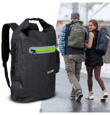 Водонепроникний мотоциклетний рюкзак W-TEC Uphills - чорний