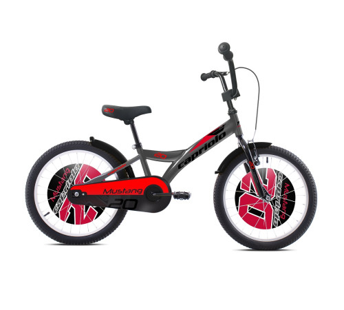 Дитячий велосипед Capriolo Mustang 20” – 2020 - Сіро-Червоний Дитячий велосипед Capriolo Mustang 20” – 2020 - Сіро-Червоний
