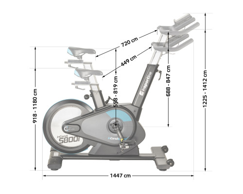Велотренажер InSPORTline inCondi S800i з магнітним спінінгом