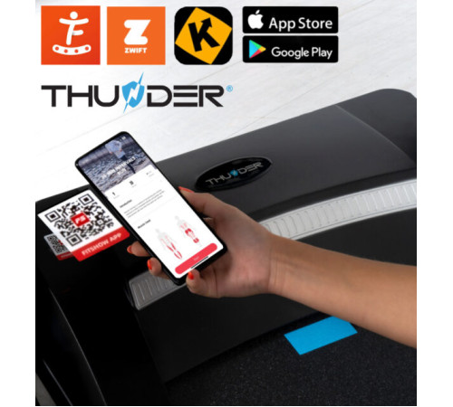 Бігова доріжка електрична THUNDER ICON-D-BLACK