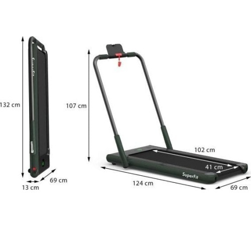 Бгова доріжка електрична Costway SP37513DE-GN