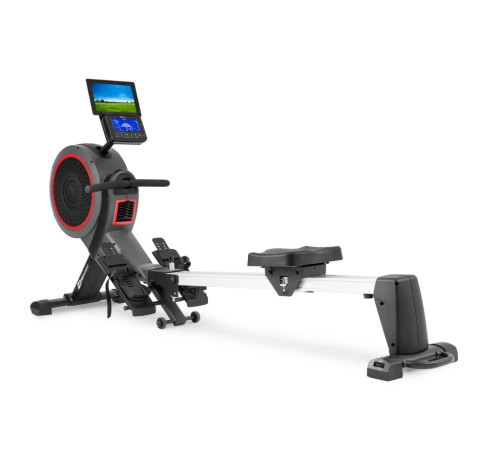 Гребний тренажер аеромагнітний Hop-Sport HS-100AR Roam сірий+ мат Гребний тренажер аеромагнітний Hop-Sport HS-100AR Roam сірий+ мат