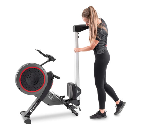 Гребний тренажер аеромагнітний Hop-Sport HS-100AR Roam сірий+ мат Гребний тренажер аеромагнітний Hop-Sport HS-100AR Roam сірий+ мат