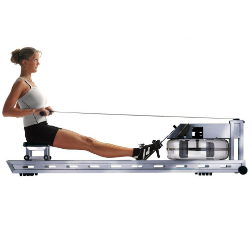 Веслувальний тренажер водний WaterRower S1 LoRise S4 Steel