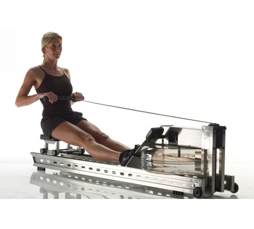 Веслувальний тренажер водний WaterRower S1 LoRise S4 Steel