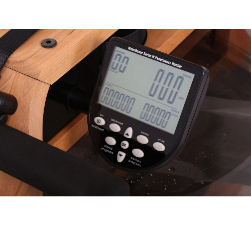 Веслувальний тренажер водний WaterRower Oxbridge S4 Cherry