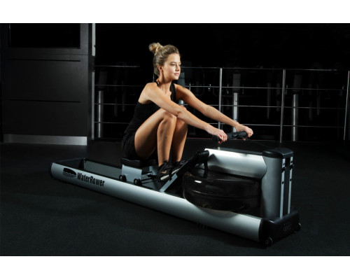 Веслувальний тренажер WaterRower M1 LoRise S4 Aluminum