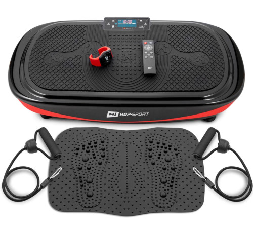 Віброплатформа Hop-Sport 4D HS-095VS Crown + масажний килимок + пульт управління/годинник Віброплатформа Hop-Sport 4D HS-095VS Crown + масажний килимок + пульт управління/годинник