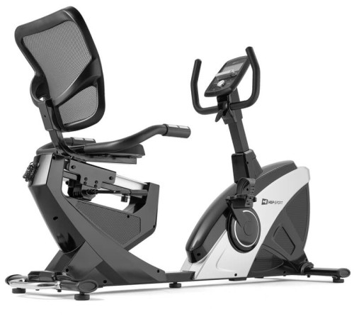 Велотренажер горизонтальний магнітний Hop-Sport HS-070L Helix iConsole+ сріблястий