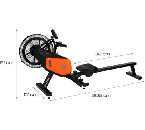 Веслувальний тренажер магнітний HMS ZP6591