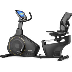 Велотренажер горизонтальний електромагнітний Gymtek XBR6000 чорно-золотистий