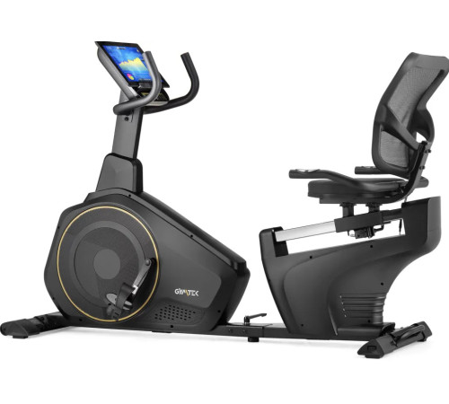 Велотренажер горизонтальний електромагнітний Gymtek XBR6000 чорно-золотистий Велотренажер горизонтальний електромагнітний Gymtek XBR6000 чорно-золотистий