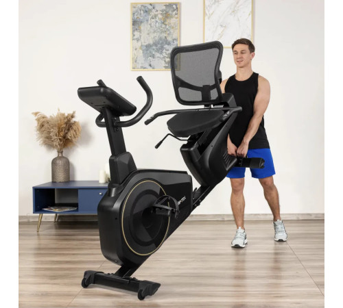 Велотренажер горизонтальний електромагнітний Gymtek XBR6000 чорно-золотистий Велотренажер горизонтальний електромагнітний Gymtek XBR6000 чорно-золотистий