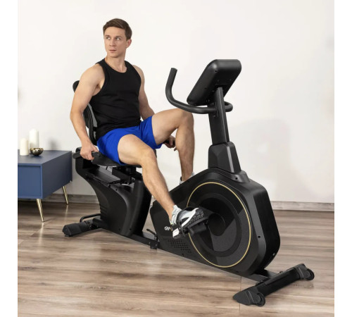 Велотренажер горизонтальний електромагнітний Gymtek XBR6000 чорно-золотистий Велотренажер горизонтальний електромагнітний Gymtek XBR6000 чорно-золотистий