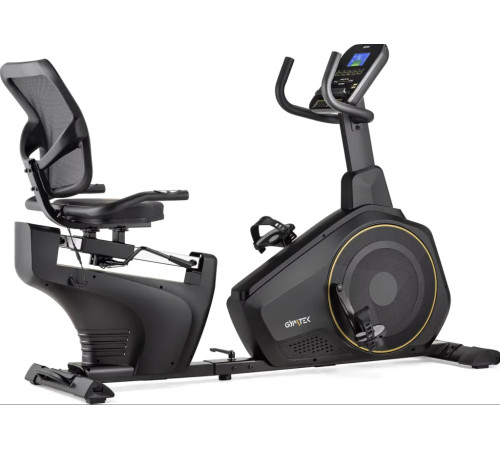 Велотренажер горизонтальний електромагнітний Gymtek XBR6000 чорно-золотистий Велотренажер горизонтальний електромагнітний Gymtek XBR6000 чорно-золотистий