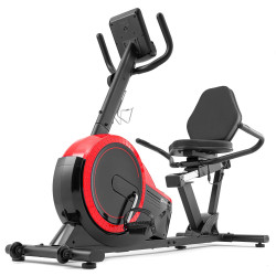 Горизонтальний велотренажер Hop-Sport HS-060L Pulse 2020 червоний
