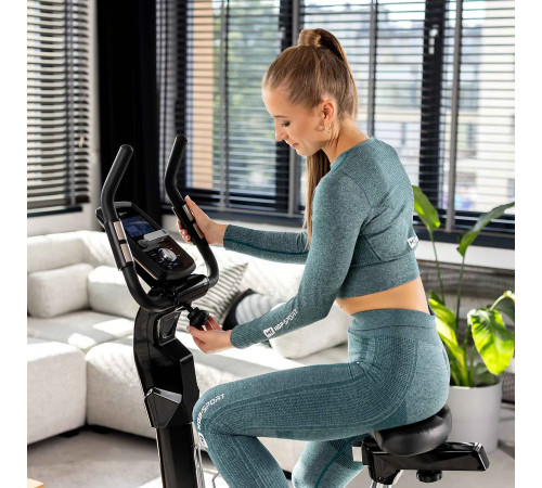 Велотренажер електромагнітний Hop-Sport HS-090H Apollo'21 сріблястий Console+ Мат Велотренажер електромагнітний Hop-Sport HS-090H Apollo'21 сріблястий Console+ Мат