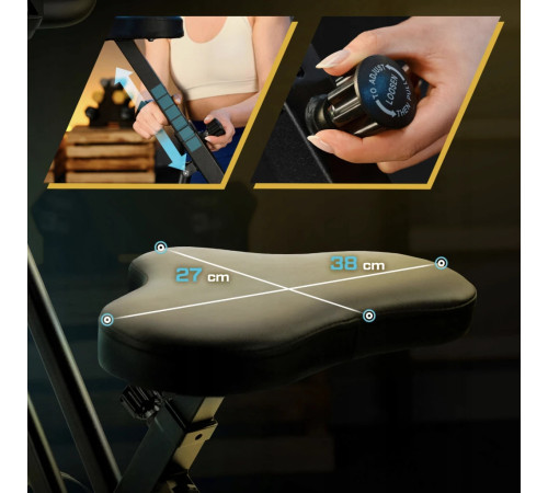 Велотренажер магнітний Trex Sport TX-340XB BRIZ чорний Велотренажер магнітний Trex Sport TX-340XB BRIZ чорний