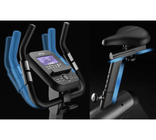 Велотренажер електромагнітний Gymtek XB4500 чорно-синій Велотренажер електромагнітний Gymtek XB4500 чорно-синій