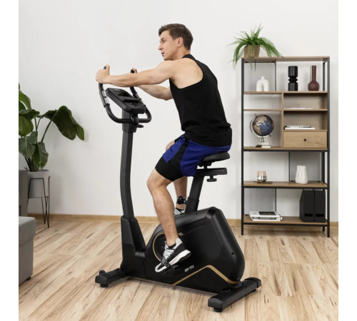 Велотренажер електромагнітний Gymtek XB4500 чорно-золотистий Велотренажер електромагнітний Gymtek XB4500 чорно-золотистий