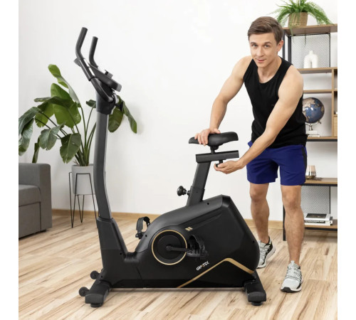 Велотренажер електромагнітний Gymtek XB4500 чорно-золотистий Велотренажер електромагнітний Gymtek XB4500 чорно-золотистий