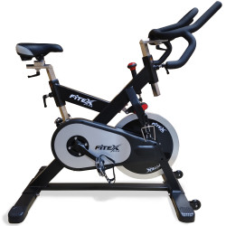 Велотренажер спінінговий механічний Fitex SB301М чорний