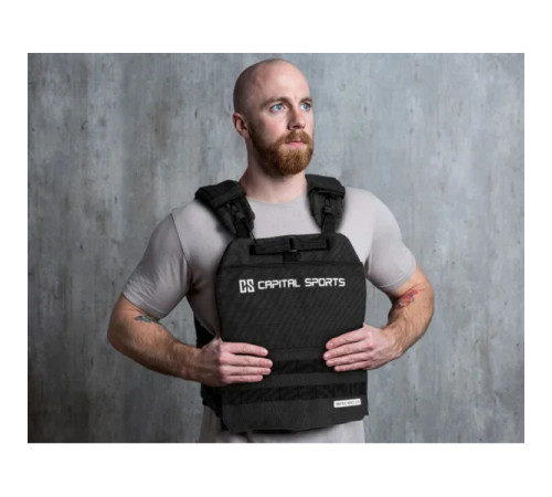 Жилет-обважнювач Weighted Vest Capital Sports Battlevest 2.0 2 x 4 кг – чорний