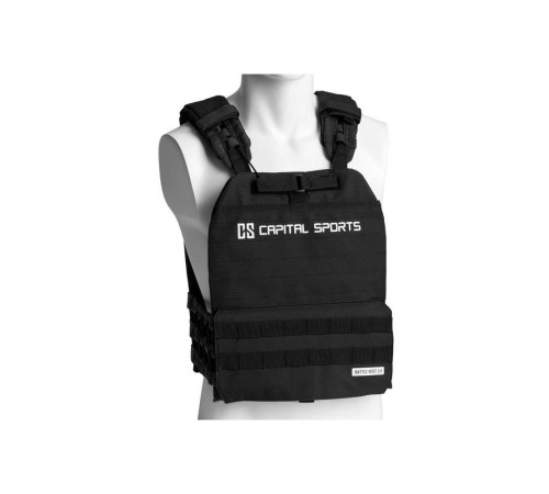 Жилет-обважнювач Weighted Vest Capital Sports Battlevest 2.0 2 x 4 кг – чорний