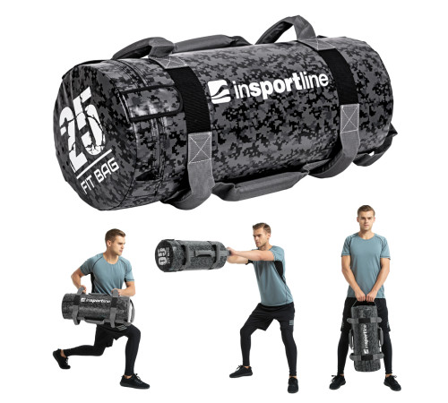 Сумка для тренувань з ручками inSPORTline Fitbag Camu 25 кг