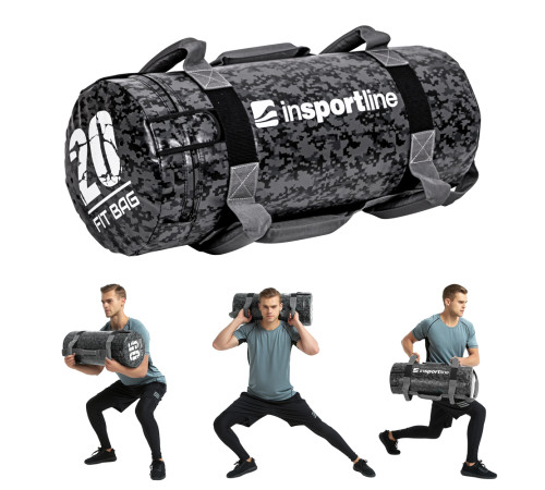 Сумка для тренувань з ручками inSPORTline Fitbag Camu 20 кг