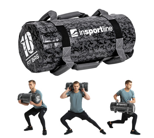 Тренувальна сумка з піском Fitness Crossfit inSPORTline Fitbag Camu 10 kg