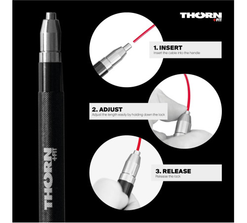 Спортивна скакалка Thorn Fit Надшвидка спортивна скакалка Thorn Fit Flash Спортивна скакалка Thorn Fit Надшвидка спортивна скакалка Thorn Fit Flash