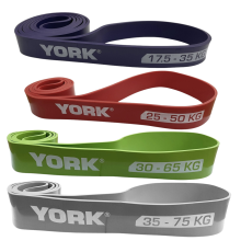 Набір резинок для фітнесу York Fitness 4 шт (17,5 - 65 кг)