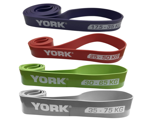 Набір резинок для фітнесу York Fitness 4 шт (17,5 - 65 кг)