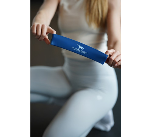 Резинка для фітнесу YakimaSport 20 шт підвищеної міцності синя Резинка для фітнесу YakimaSport 20 шт підвищеної міцності синя