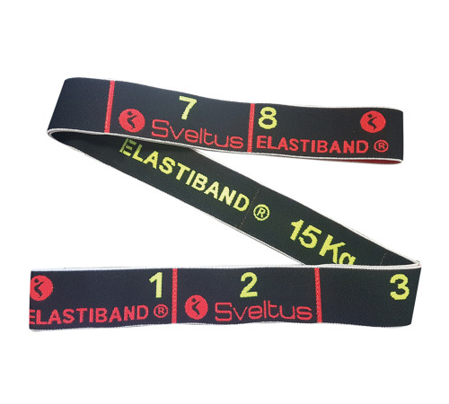 Эспандер для фитнеса Sveltus Elastiband 15 кг Черный (SLTS-0143)