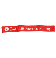 Резинка для фитнеса Sveltus Elasti'ring тканевая 10 кг Красная (SLTS-0154)