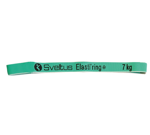 Резинка для фитнеса Sveltus Elasti'ring тканевая 7 кг Зеленая (SLTS-0153) Резинка для фитнеса Sveltus Elasti'ring тканевая 7 кг Зеленая (SLTS-0153)