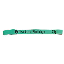Резинка для фитнеса тканевая Sveltus Elasti'ring в коробке + QR код Зеленая 7 кг (SLTS-0025)