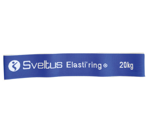 Резинка для фитнеса тканевая Sveltus Elasti'ring в коробке + QR код Синяя 20 кг (SLTS-0028) Резинка для фитнеса тканевая Sveltus Elasti'ring в коробке + QR код Синяя 20 кг (SLTS-0028)