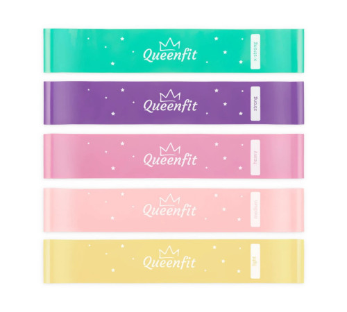 Стрічки для фітнесу Queenfit Q-66435 0,5-30 кг Стрічки для фітнесу Queenfit Q-66435 0,5-30 кг