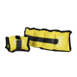 Вагові подушки WW01 2 x 0.7 KG ONE FITNESS - жовті 