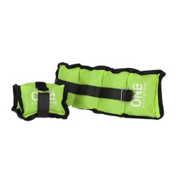 Вагові подушки WW02  2 x 1.5 KG ONE FITNESS - зелені