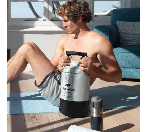 Фітнес-мішок Naturehike Fitness Aqua NH21FSB03 15 л, сірий Фітнес-мішок Naturehike Fitness Aqua NH21FSB03 15 л, сірий