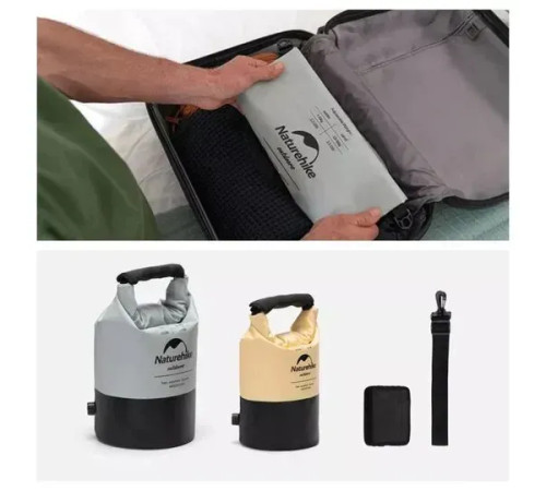 Фітнес-мішок Naturehike Fitness Aqua NH21FSB03 6 л, жовтий Фітнес-мішок Naturehike Fitness Aqua NH21FSB03 6 л, жовтий