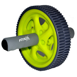 Ролик гімнастичний для тренувань Fitex MD1402 подвійний