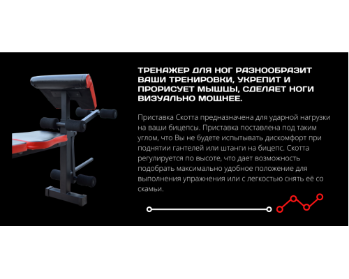 Лава для жиму універсальна ReadMeBlack + олімпійська штанга 88 кг з металевими дисками RN-Sport