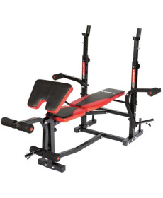 Лавка для жиму York Fitness ASPIRE 220 з стійкою для штанги та партою Скотта