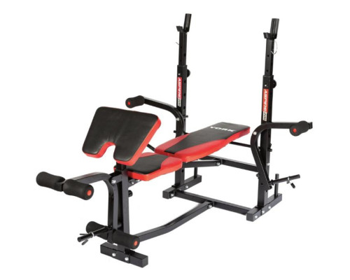 Лавка для жиму York Fitness ASPIRE 220 з стійкою для штанги та партою Скотта